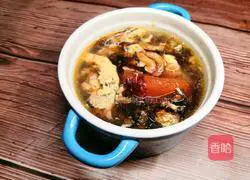 Tomato, seaweed and egg drop soup recipe 11