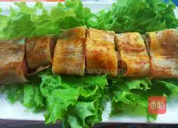 Illustration of the family version of grilled cold noodles 11