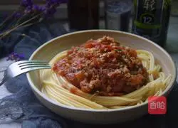 Illustration of how to make tomato meat sauce pasta 12