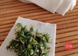 Illustration of how to make fennel and pork dumplings 7