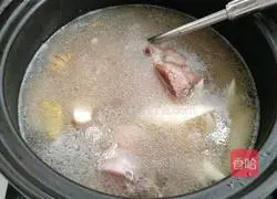 Yam Peanut Tube Bone Soup Recipe Illustration 12