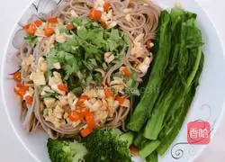 Slimming meal~Illustration of how to make cold soba noodles 4