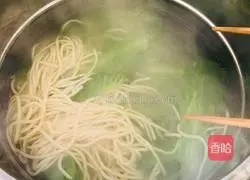 Illustration of making fried noodles 5