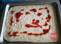 Illustration of how to make thin-bottom chicken and fresh fruit pizza 8