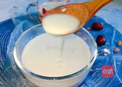 Illustration of how to make peanut, soybean and millet soy milk 6