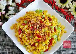 Illustration of how to make pine nuts and corn 14