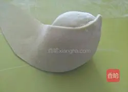 Illustration of how to make meat brown buns 20