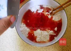 Illustration of how to make tomato egg rolls 4