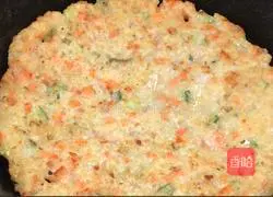Illustration of how to make shrimp and millet breakfast cakes 15