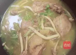 Illustration of how to make curry duck leg noodles 10