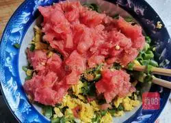 Illustration of how to make tomato and egg dumplings 8