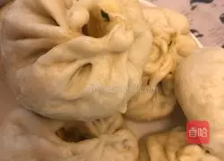 Leek meat Illustration of how to make steamed buns 10