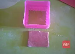 Illustration of how to make holiday cake pattern steamed buns 6