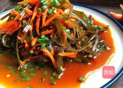 Illustration of how to make cold kelp shreds 8