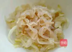 Illustration of how to make cold jellyfish skin 4