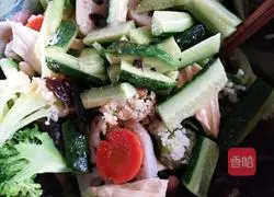 Illustration of how to mix vegetables and assorted vegetables 9