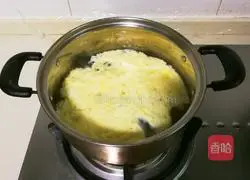 Cinnamon, wolfberry and wine-stuffed egg flakes Illustration of how to do it 7