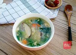 Illustration of how to make hibiscus fresh vegetable soup 9