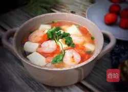 Illustration of how to make shrimp and tofu soup 12