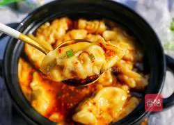 Illustration of how to make spicy and sour soup dumplings 10