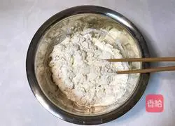 Illustration of how to make longevity noodles (one noodle) 1