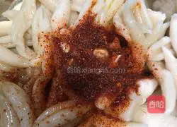 Illustration of making fried noodles 8