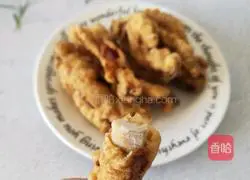 Illustration of how to make fried crispy pork 9