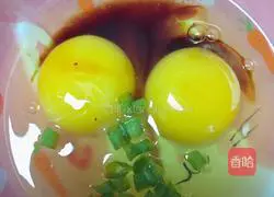 Illustration of how to make scallion steamed eggs (pudding texture) 1