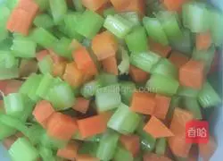 Illustration of how to make cold celery and peanuts 12