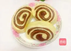 Illustration of how to make two-color steamed buns 12