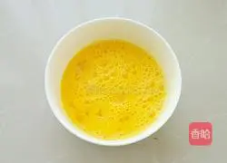 Illustration of how to make steamed egg custard with minced meat 2
