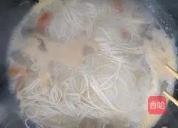 Staple food│Tomato and egg noodles Illustration of a simple stomach-warming breakfast recipe 6