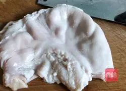 Illustration of how to make stir-fried pork belly with lotus root 1