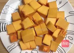 Illustration of how to make sweet pumpkin corn juice 4