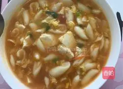 Illustration of how to make cat ear noodles 3