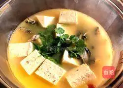 Illustration of how to make fish with tofu and fish 8