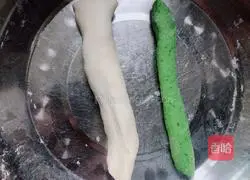 Illustration of how to make green dumplings 2