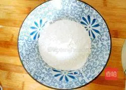 Illustration of how to make black sesame glutinous rice balls 1