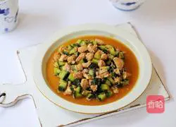 Illustration of how to make stir-fried chicken with cucumber 8