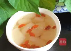 Illustration of how to make rock sugar snow pear 7