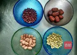 Illustration of how to make grain and soy milk 1