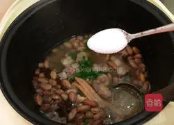 Illustration of how to make dried squid and peanut pork ribs soup 9