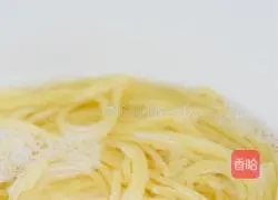 Weight loss meal ~ Illustration of how to make spinach pasta 6