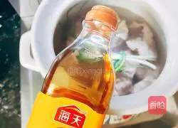 Illustration of how to cook radish and stick bones 3