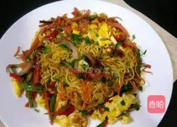 Illustration of Spicy Fried Noodles 12