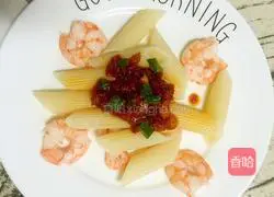 Illustration of how to make shrimp pasta 7