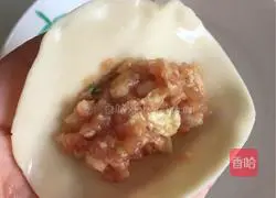 Illustration of how to make cabbage, pork and shrimp dumplings 8