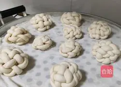 Milk Flower Ball Steamed Bun Recipe Illustration 16