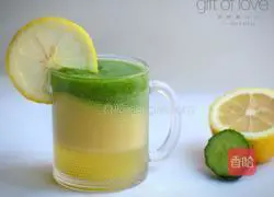 Illustration of how to make pineapple and cucumber juice 10