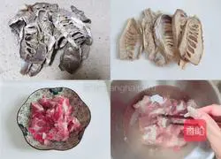 Illustration of how to make Dried Bamboo Shoot Soup (local famous dish) 1